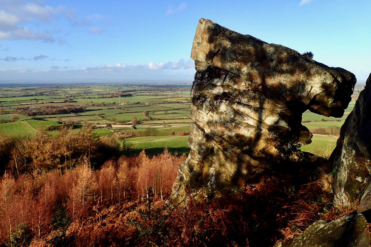 Hanging Stone and the Vale of Mowbray