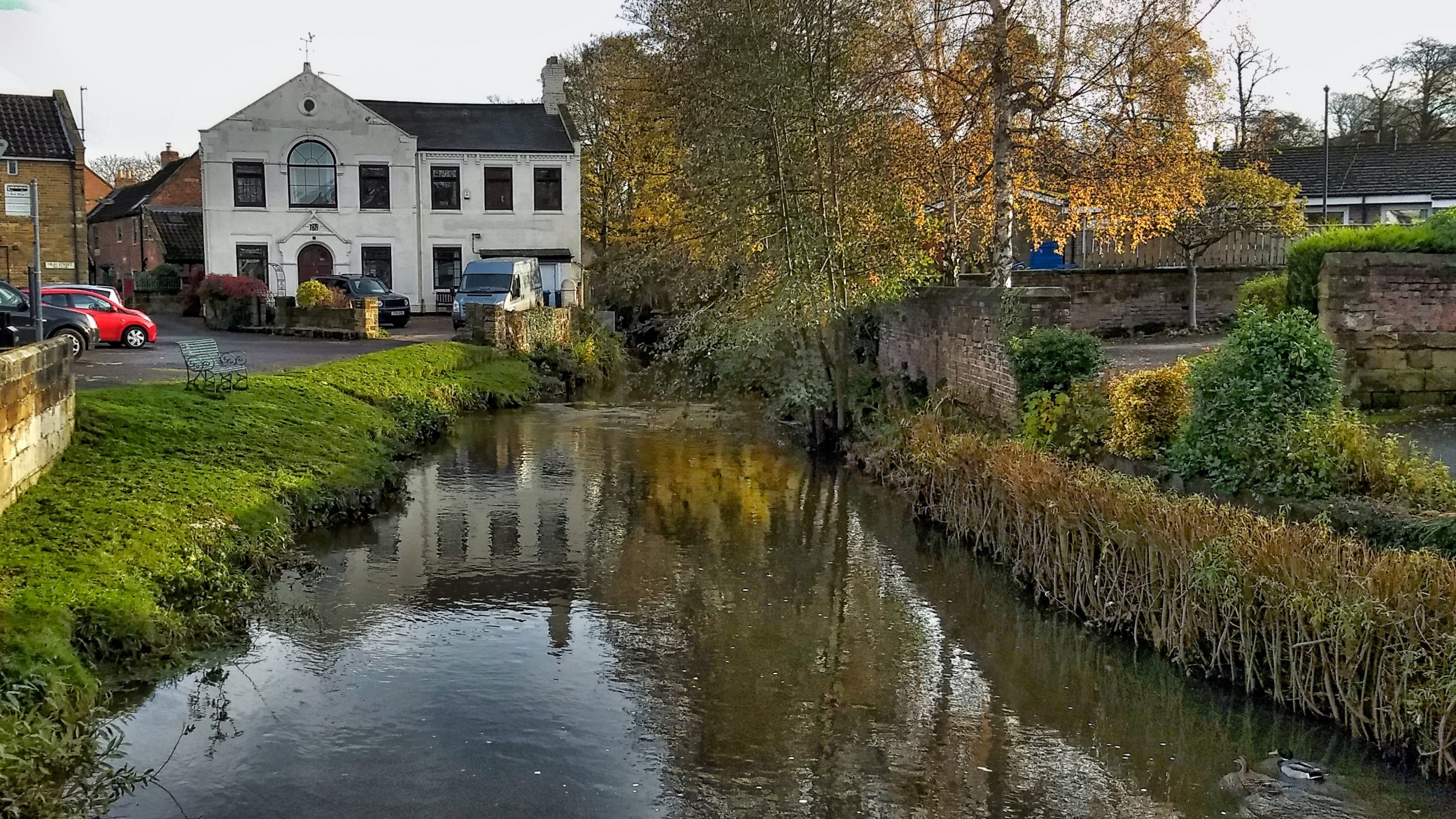 River Leven and the Hinmers Congregational Chapel