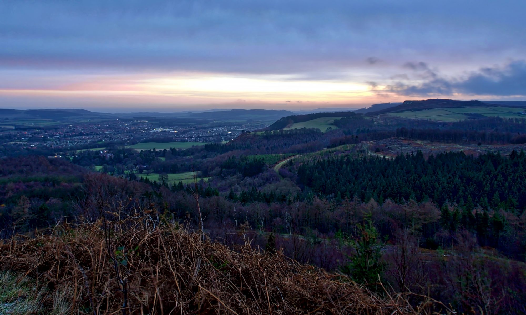Dawn over Guisborough Out and about