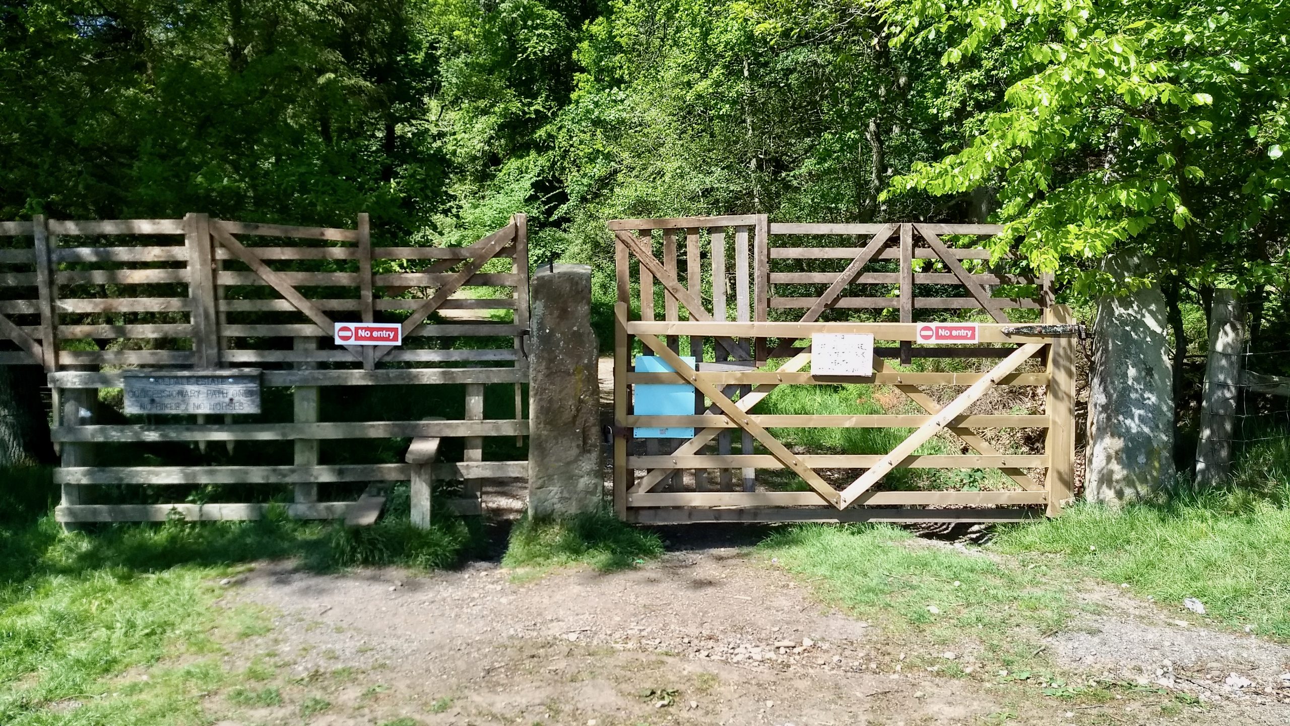 Riverside path in Kildale blocked