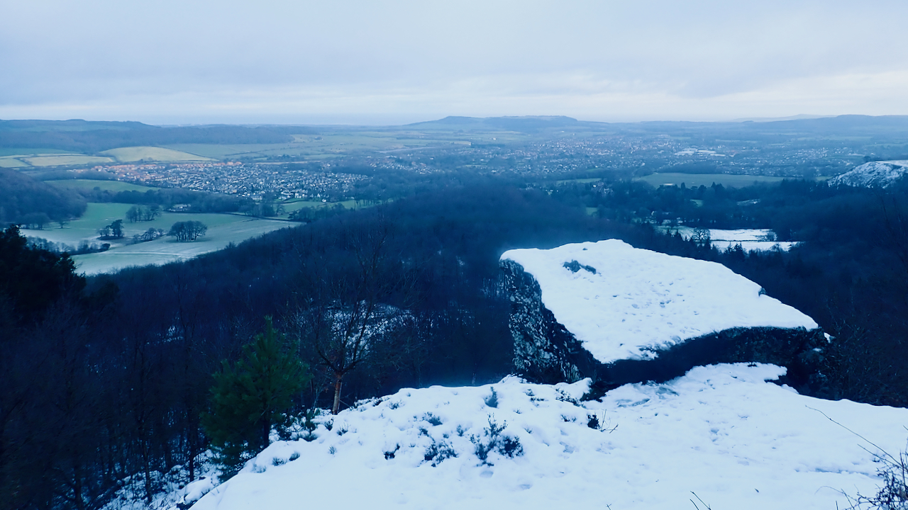 Guisborough from the Hanging Stone