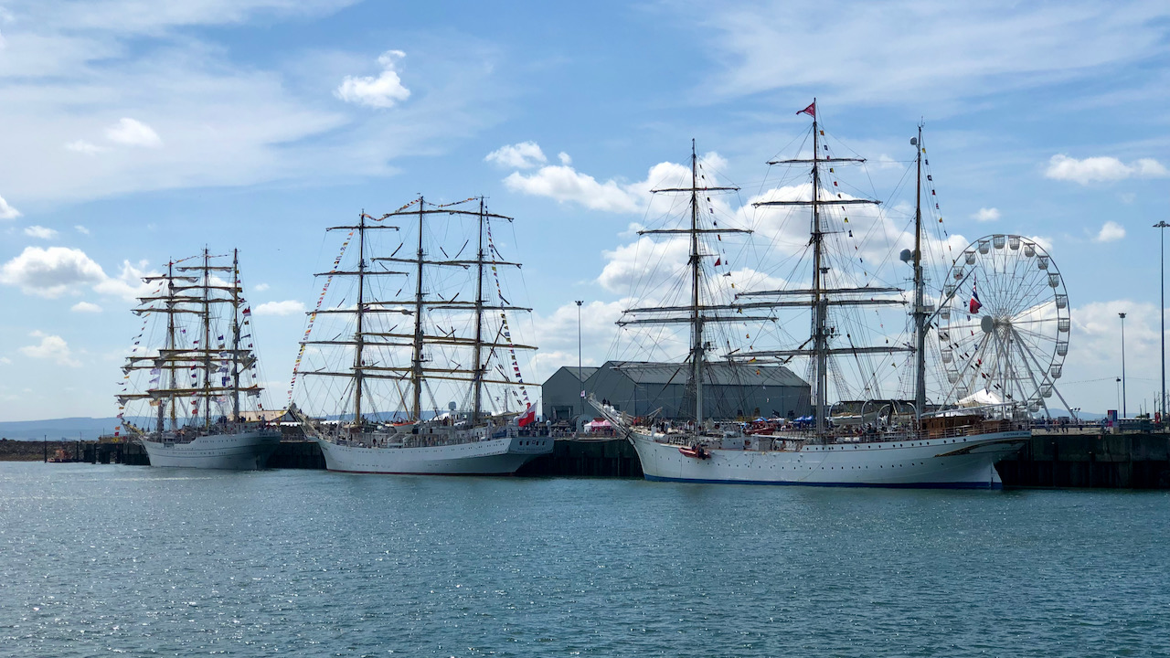 Capturing the Splendour of Tall Ships at Irvines Quay