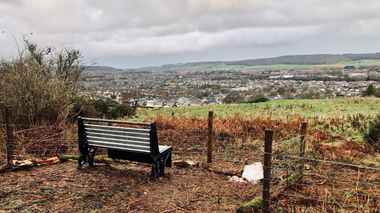 Gazing over Guisborough: A historical view from a new bench