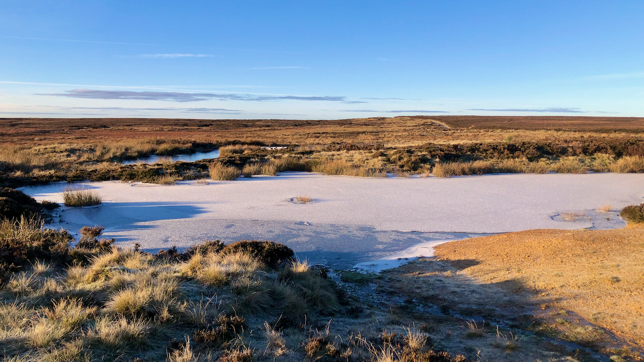 A moment in time — frozen ponds, Cleveland Way, and an impending transformation