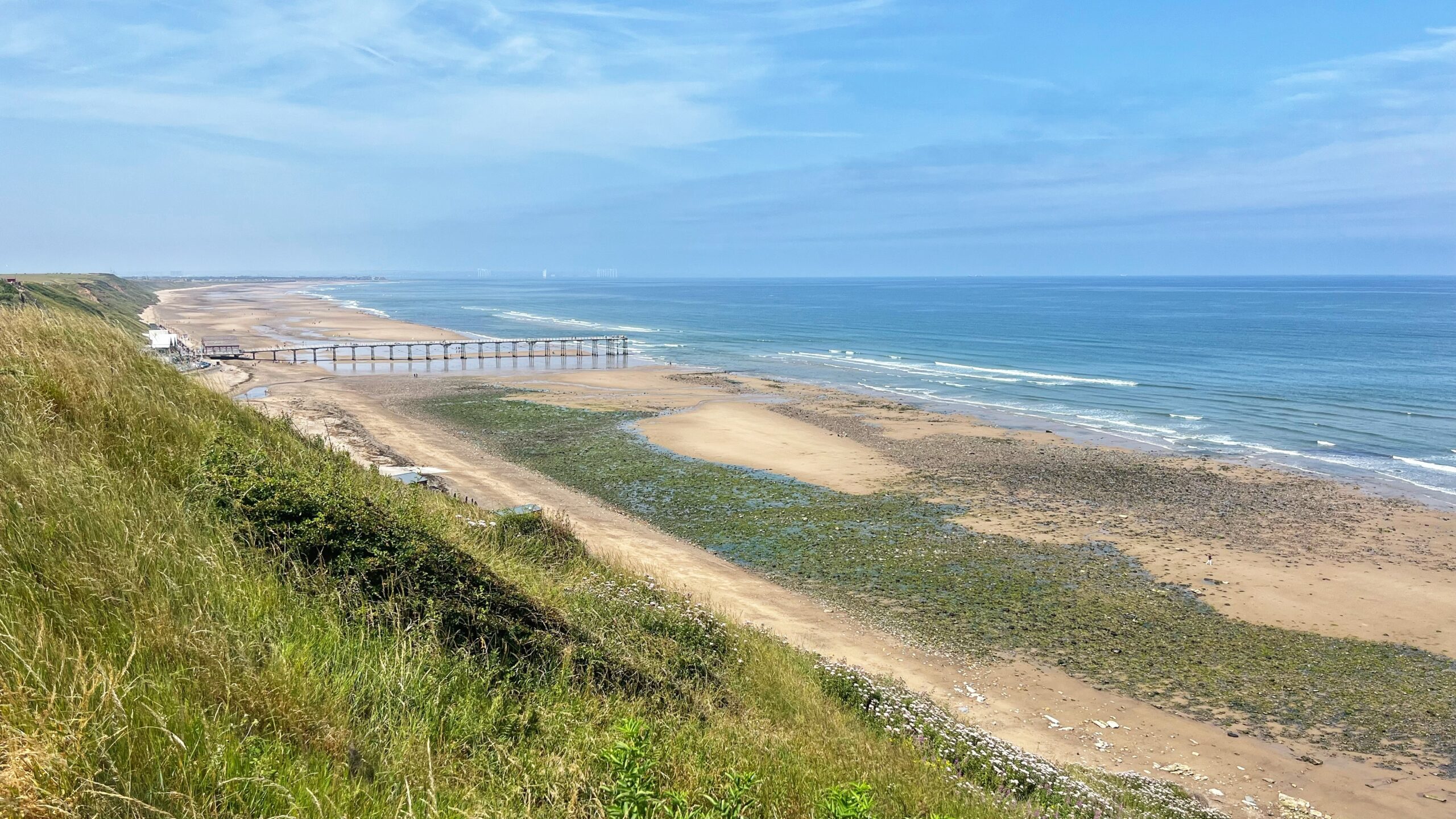 Saltburn Sands From North Bank