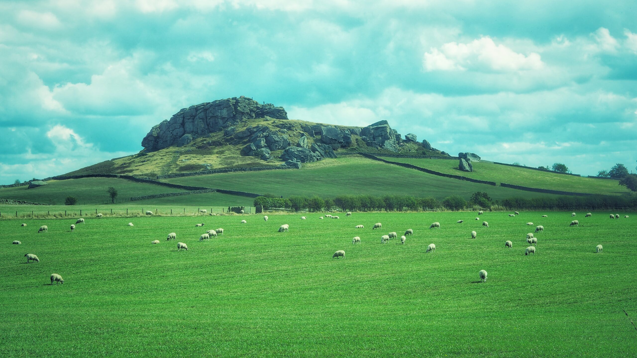 Almscliff Crag, standing guard over Wharfedale
