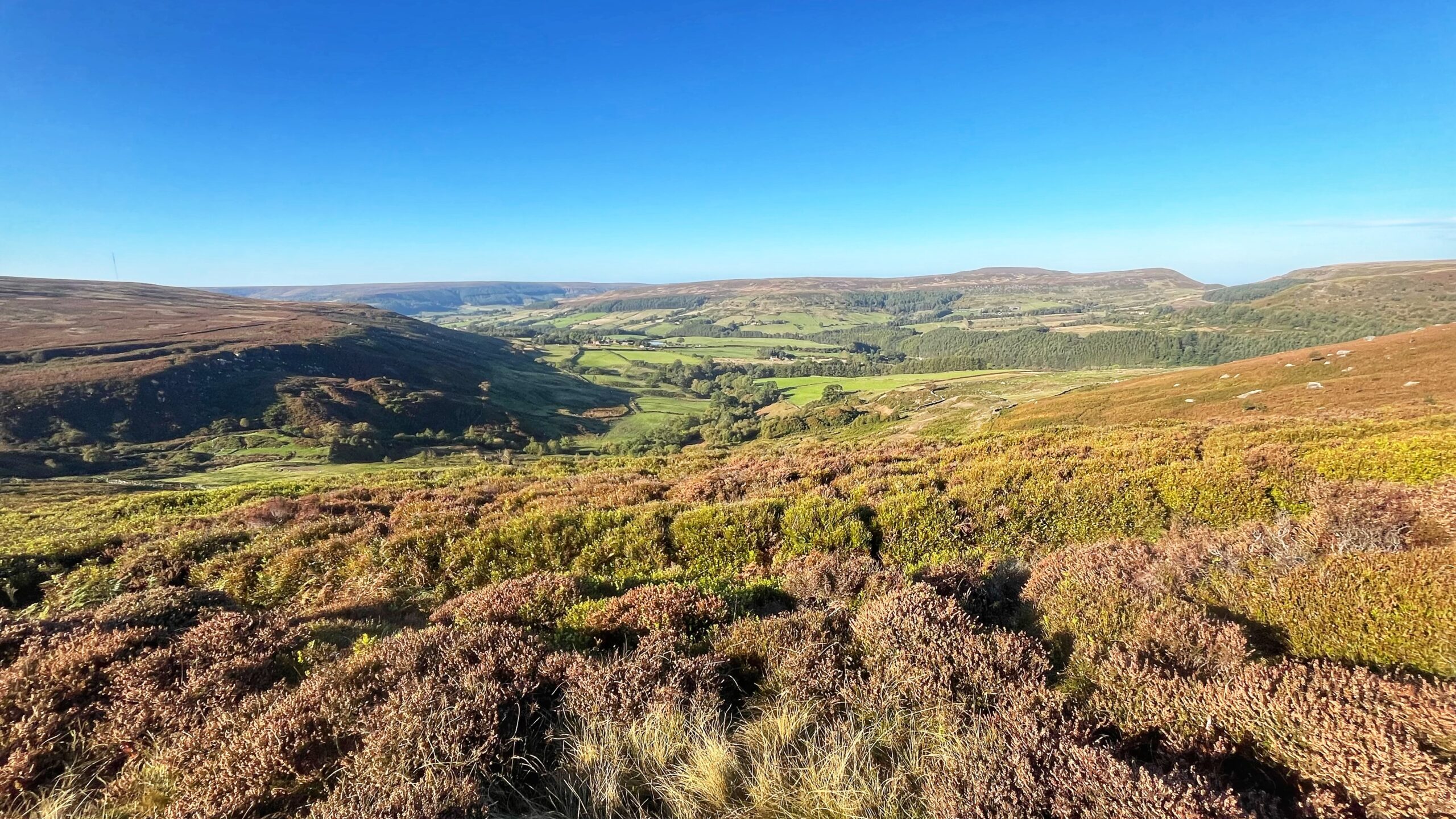 Is the Sky Above Bilsdale too Blue?